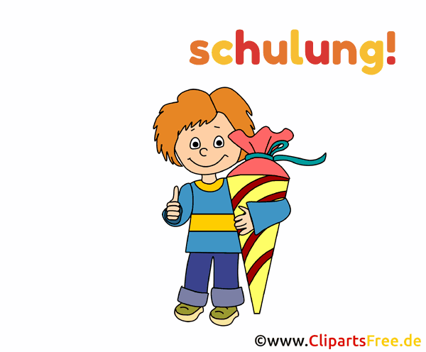 Glückwunsch E-Karte zur Einschulung Gif animiert