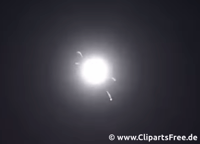 Feuwerwerk in Regenbogenfarben Gif Animation