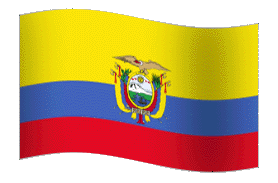 Bandeira do Equador gif grátis