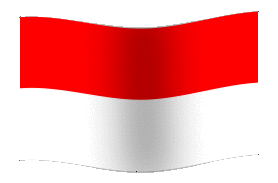インドネシア国旗gif無料