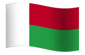 Madagascar Flagge Gif animated Madagascar Flagge Gif animated