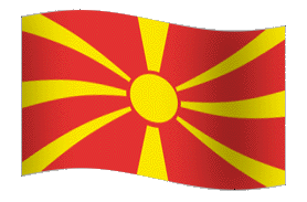 Macedonia flag gif animation