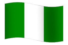 Nigeria Flagge Gif animated