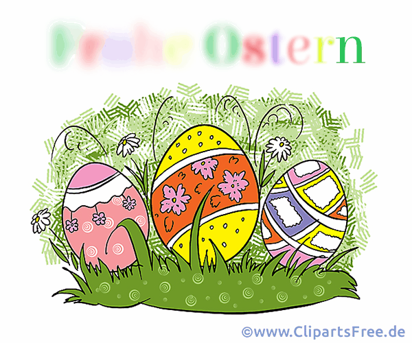 Frohe Ostern Gif Grusskarte