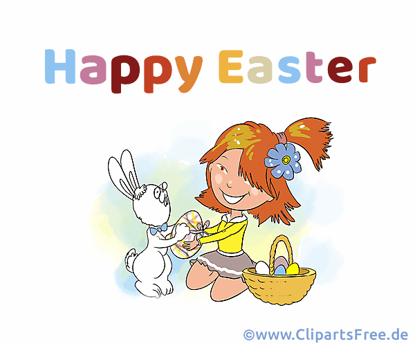 Bild zu Ostern auf Englisch zum Teilen in sozialen Netzwerken