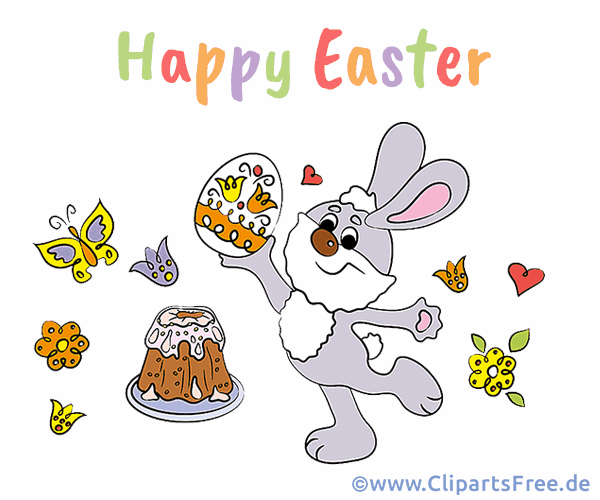 Frohe Ostern auf Englisch GifBild