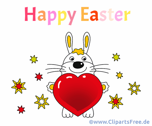 Schöne Animation Frohe Ostern auf Englisch