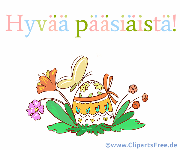 Frohe Ostern Glückwunsch im Gif-Format