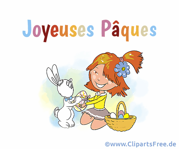 Frohe Ostern Glückwunschkarte als Gif-Animation