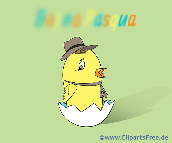 Gif Animation zu Ostern auf Italienisch