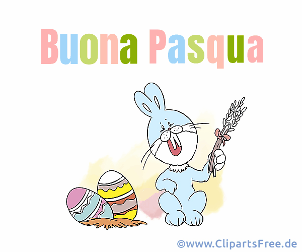 Gif Frohe Ostern auf Italienisch