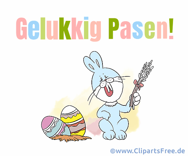 Animation zu Ostern auf Niederländisch