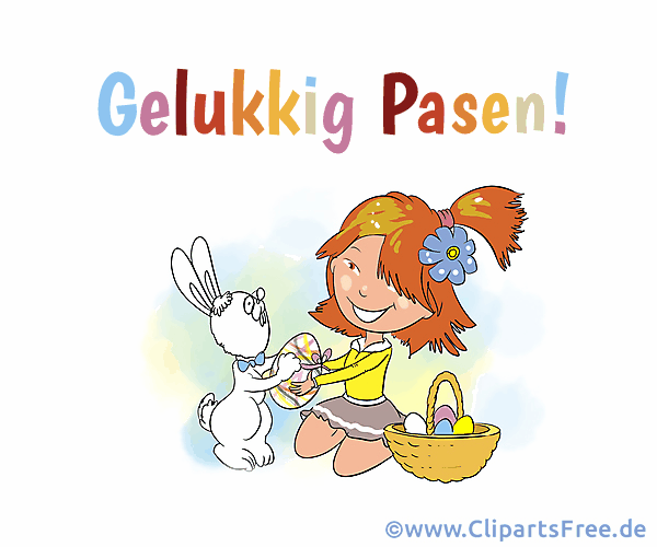 Gruß zu Ostern auf Niederländisch