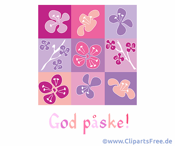 Frohe Ostern auf Norwegisch Gif