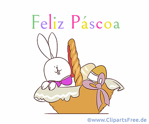 Animiertes Bild zu Ostern auf Portugiesisch