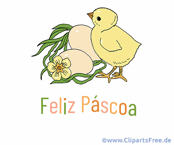 Gif Animation zu Ostern auf Portugiesisch