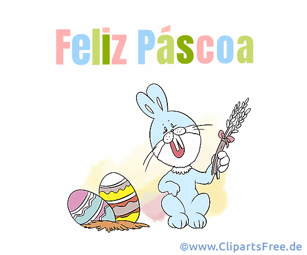 Glückwunsch zu Ostern auf Portugiesisch