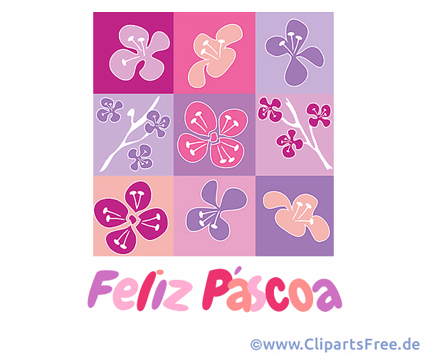 Schöne Grüße zu Ostern auf Portugiesisch