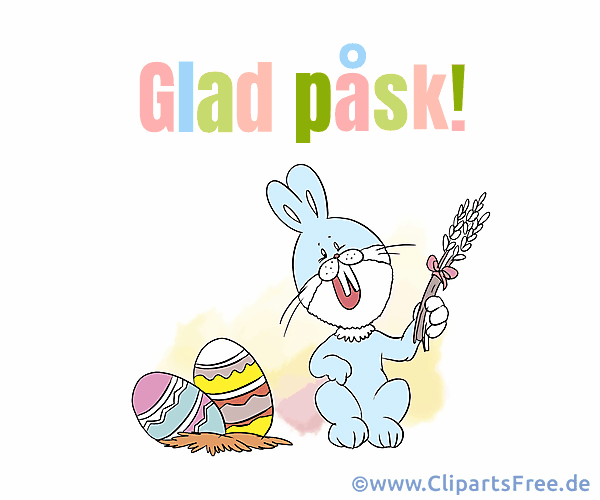Bild wie sagt man Frohe Ostern auf Schwedisch?