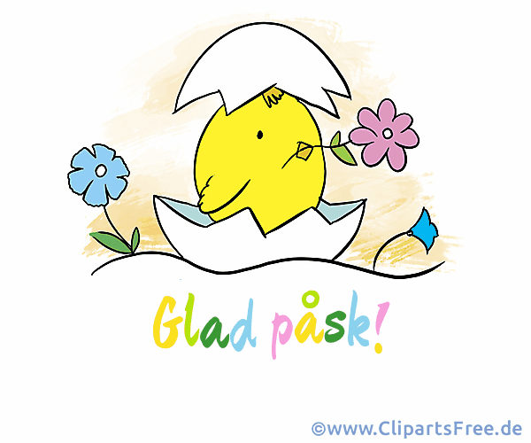 Frohe Ostern auf Schwedisch