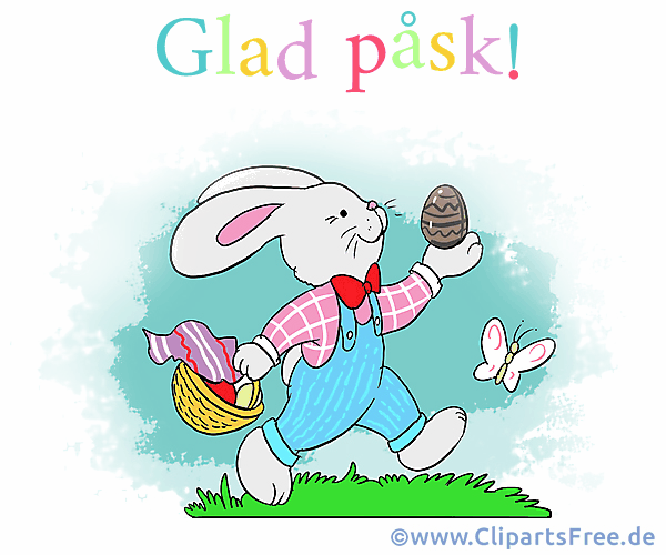 Frohe Ostern auf Schwedisch Gif, Bild, Animation