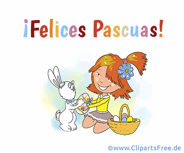 Animierte E-Karte zu Ostern auf Spanisch