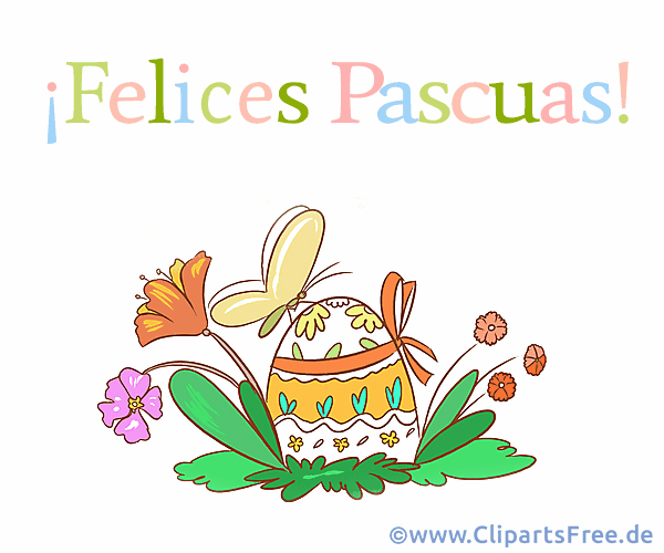 Frohe Ostern auf Spanisch Glückwunsch