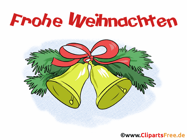 Frohe Weihnachten auf Deutsch animiertes Bild für E-Mail