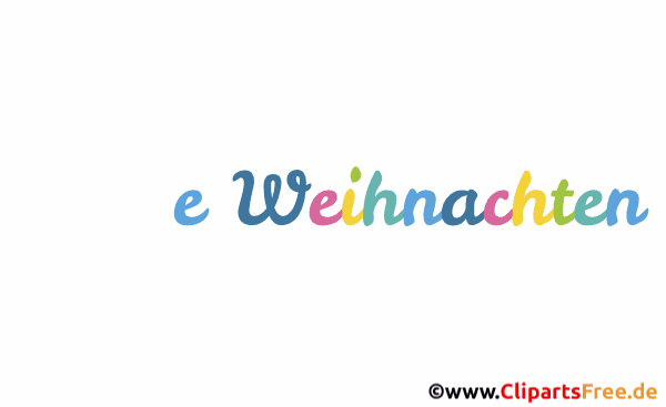 Frohe Weihnachten Glückwunsch auf Deutsch Gif-Bild