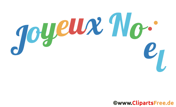 Gif Animation Frohe Weihnachten auf Französisch