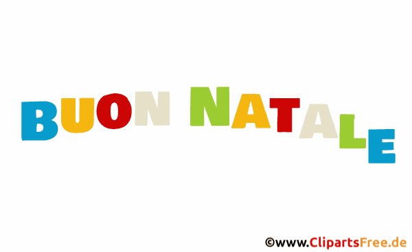 Frohe Weihnachten auf Italienisch animierter Text
