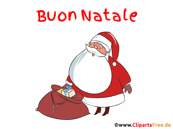 Gif eCard zu Weihnachten auf Italienisch