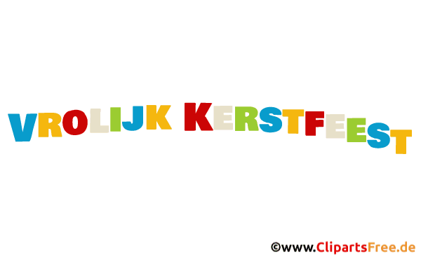 Frohe Weihnachten auf Niederländisch animierter Text