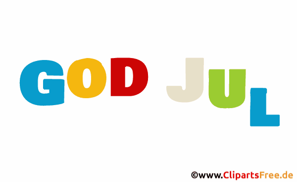 Frohe Weihnachten auf Schwedisch animierter Text