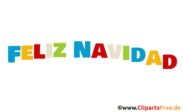 Frohe Weihnachten auf Spanisch animierter Text