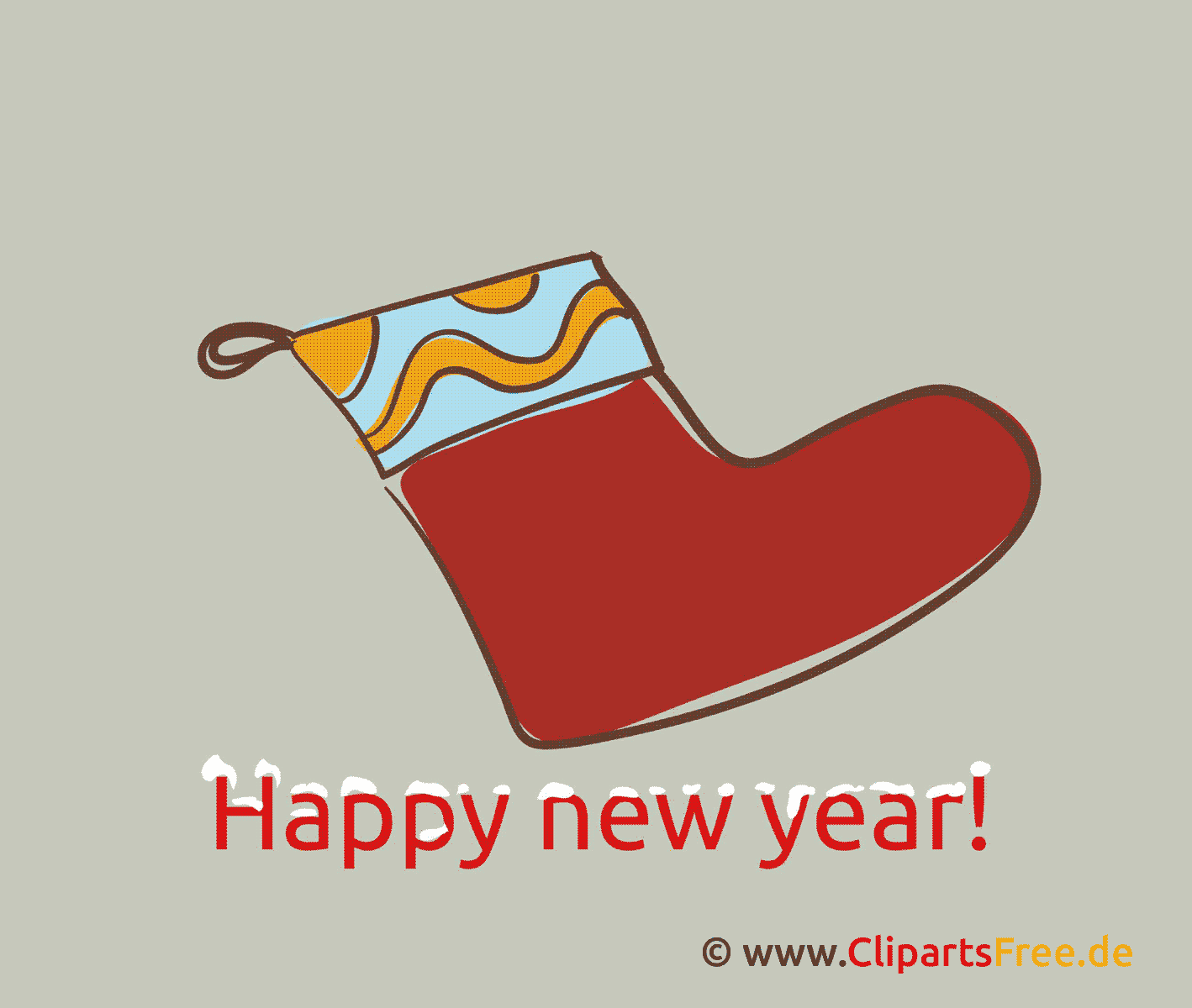 New year wishes clipart cards