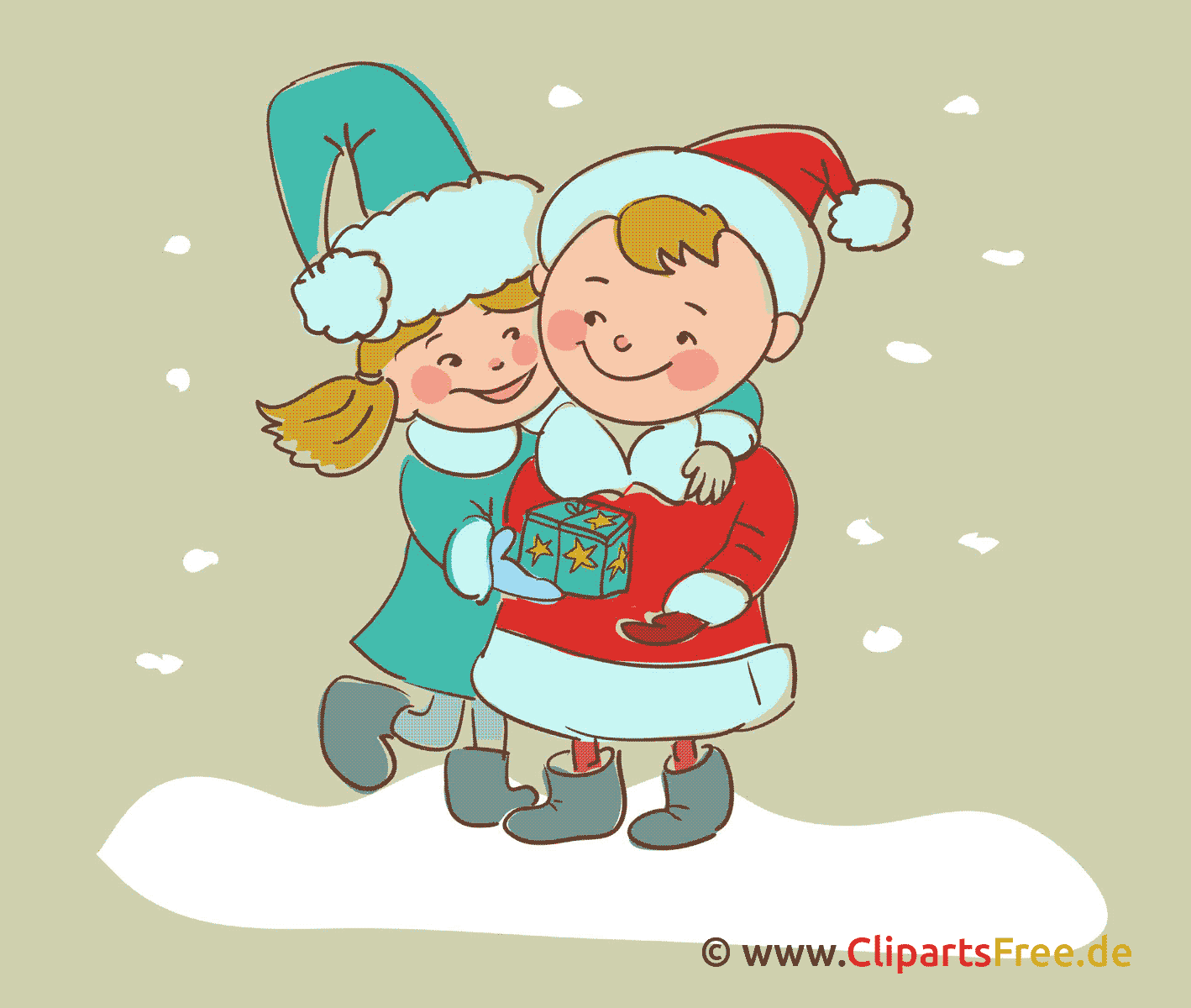 Silvester Gifs gratis Glueckwunschkarte Neujahr