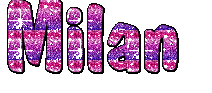 Milan Vorname Junge - Glitzernamen animiert Milan Vorname Junge - Glitzernamen animiert