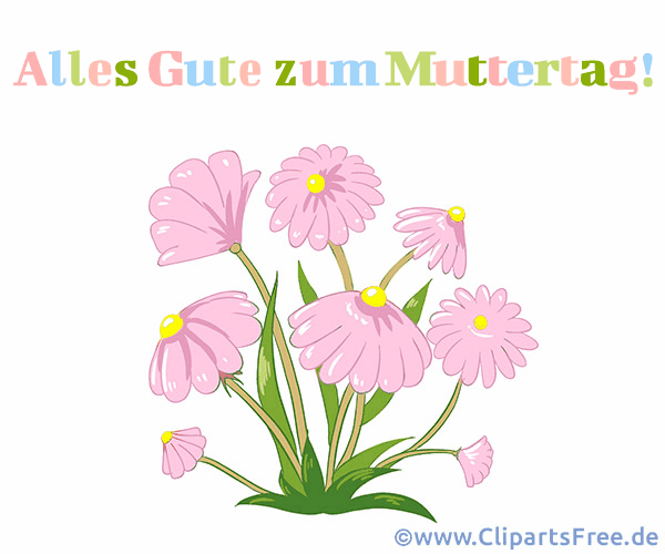 Animiertes Clipart zum Muttertag