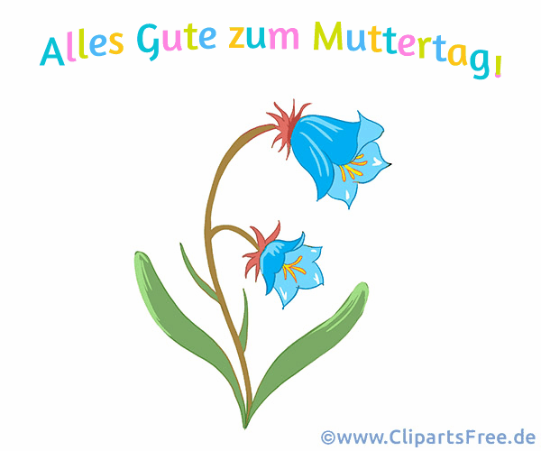 Clipart zum Muttertag mit animiertem Text