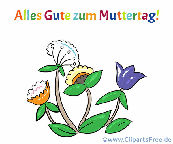 Schöne Glückwunschkarte zum Muttertag