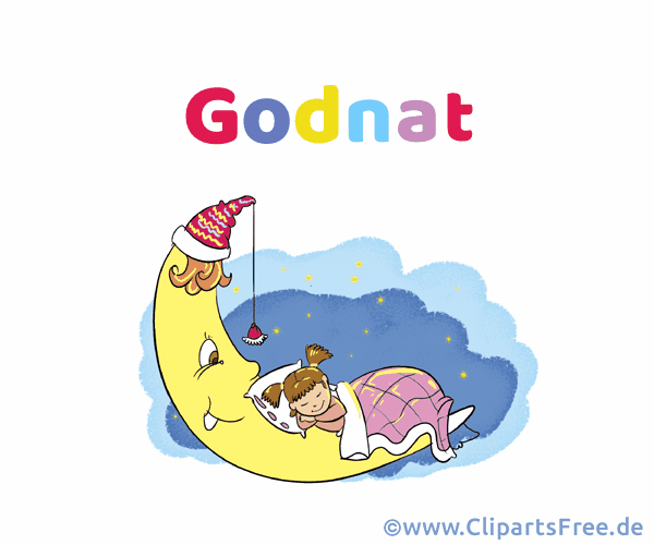 Gute Nacht auf Dänisch - Bilder mit schönen Grüßen