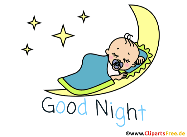 Baby schläft auf dem Mond Gif-Animation Baby schläft auf dem Mond Gif-Animation