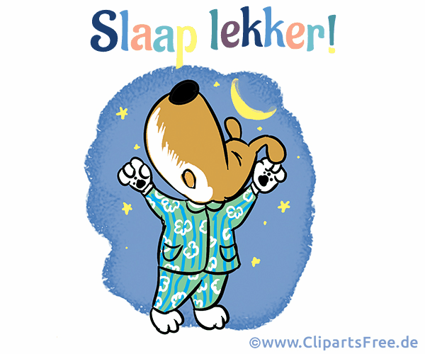 Gute Nacht auf Niederländisch e-Card online versenden