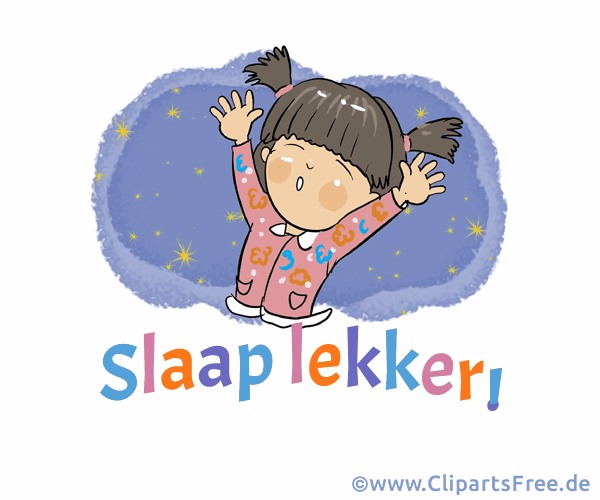 Gute Nacht Gruß auf Niederländisch als  Bild versenden