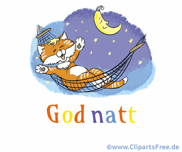 Gute Nacht auf Norwegisch - Gif-Bilder zum Teilen