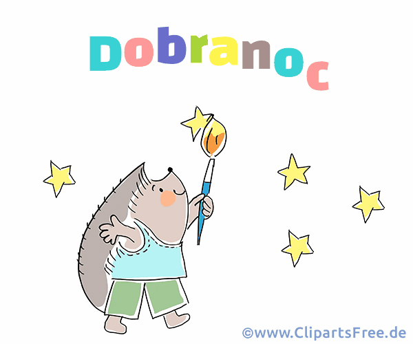 Gute Nacht auf Polnisch Bild