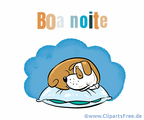 Animation Gute Nacht Gruß auf Portugiesisch für Kinder