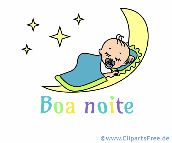 Gute Nacht auf Portugiesisch Gifbild
