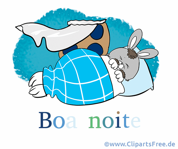 Schlaf gut auf Portugiesisch Gif-Bild